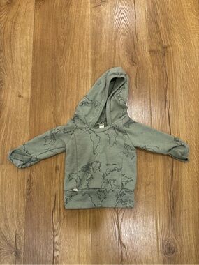 CHILDHOODS World Map Graphic Hoodie Sweatshirt